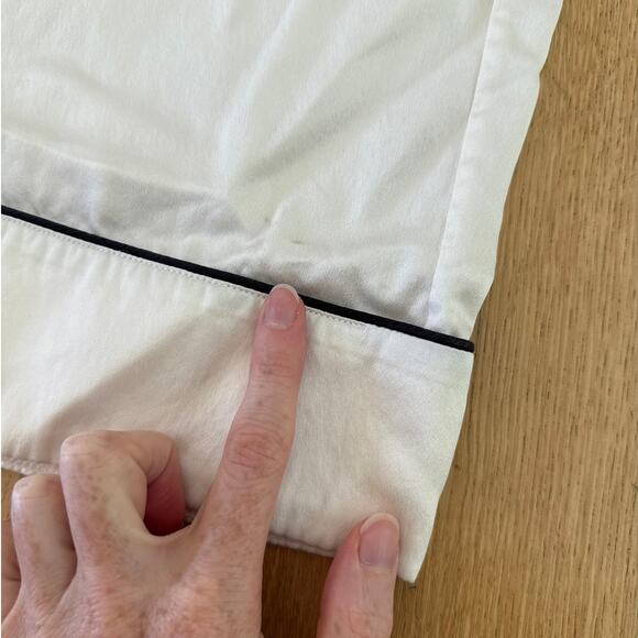 Olivia Von Halle Pyjama Bottoms Coco Size 2 Ivory Black - Picture 2 of 8